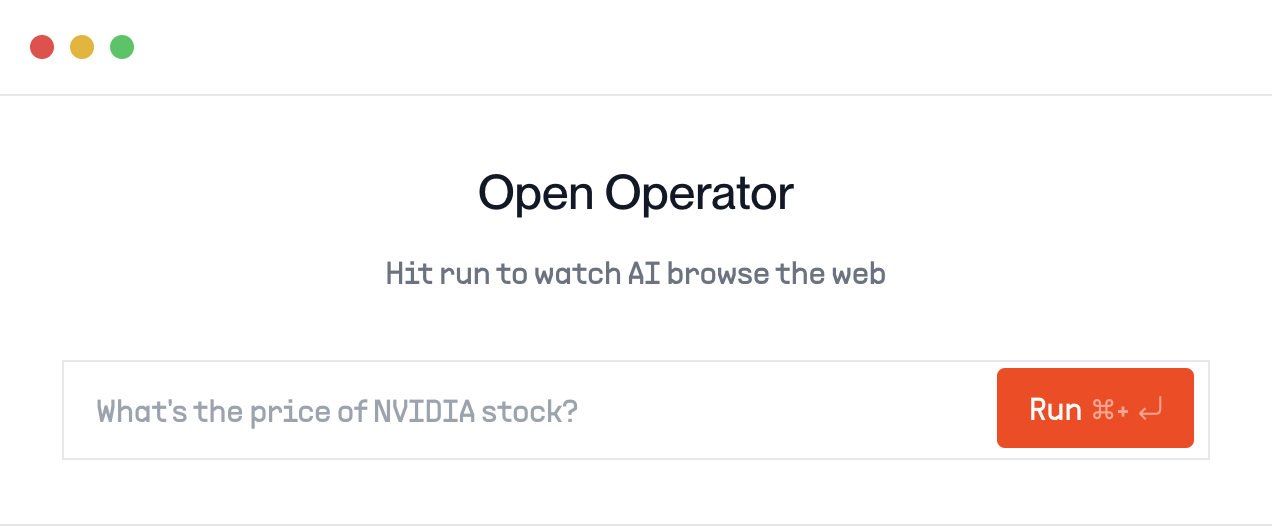 Operator browser base
